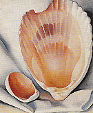 Two Pink Shells 1937 - Georgia O'Keeffe reproduction oil painting