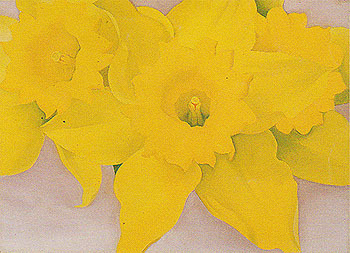 Jonquils 1 1936 - Georgia O'Keeffe reproduction oil painting