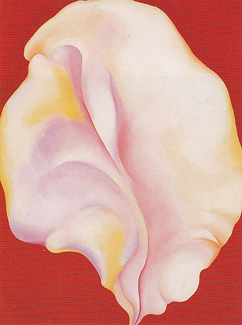 Shell On Red 1931 - Georgia O'Keeffe reproduction oil painting