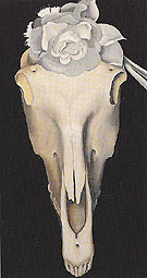 Horses Skull On Black 1931 - Georgia O'Keeffe