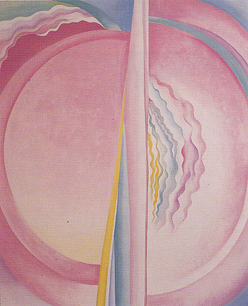 Pink Abstraction 1929 - Georgia O'Keeffe reproduction oil painting