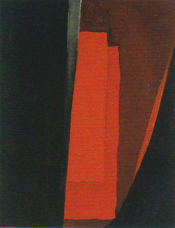 Abstraction Red And Black Night 1929 - Georgia O'Keeffe reproduction oil painting