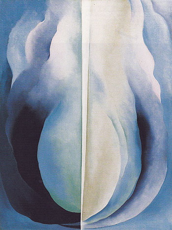 Abstraction Blue 1927 - Georgia O'Keeffe reproduction oil painting