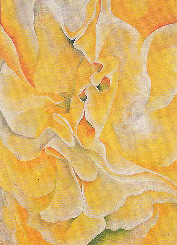 Yellow Sweet Peas 1925 - Georgia O'Keeffe reproduction oil painting