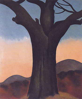 The Chestnut Grey 1924 - Georgia O'Keeffe reproduction oil painting