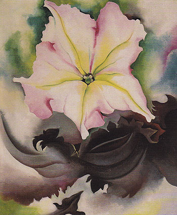 Petunia And Coleus 1924 - Georgia O'Keeffe reproduction oil painting
