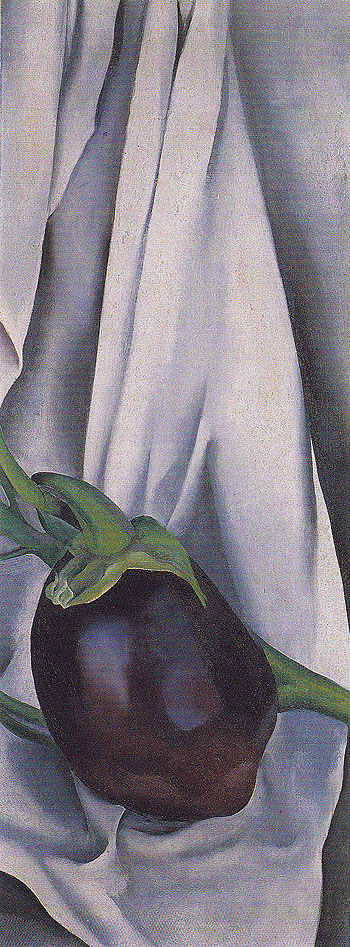 Eggplant 1924 - Georgia O'Keeffe reproduction oil painting