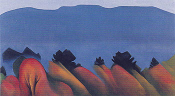 Lake George Autumn 1922 - Georgia O'Keeffe reproduction oil painting