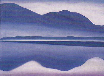 Lake George 395 1922 - Georgia O'Keeffe reproduction oil painting
