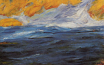 Autumn Sea 1 1910 - Emile Nolde reproduction oil painting
