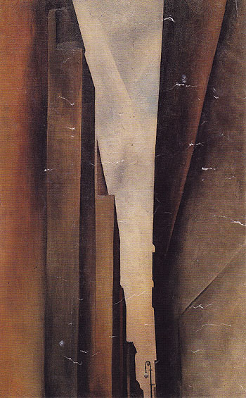 A Street New York No 1 1926 - Georgia O'Keeffe reproduction oil painting