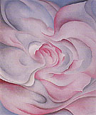 White Rose Abstraction With Pink 1927 - Georgia O'Keeffe