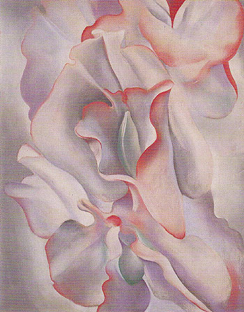 Pink Sweet Peas 1927 - Georgia O'Keeffe reproduction oil painting