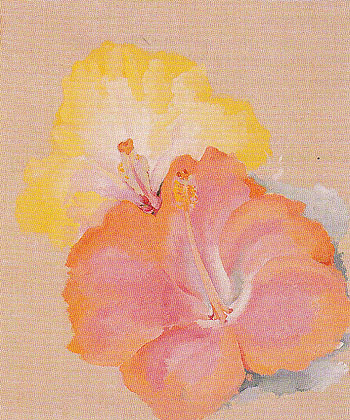 Untitled Hibiscus 1939 - Georgia O'Keeffe reproduction oil painting