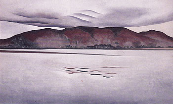 Grey Lake George 1925 - Georgia O'Keeffe reproduction oil painting