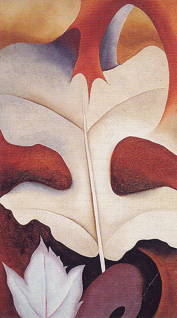 Leaf Motif No 1 1924 - Georgia O'Keeffe reproduction oil painting