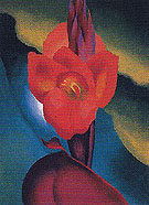 Red Canna A 1919 - Georgia O'Keeffe reproduction oil painting