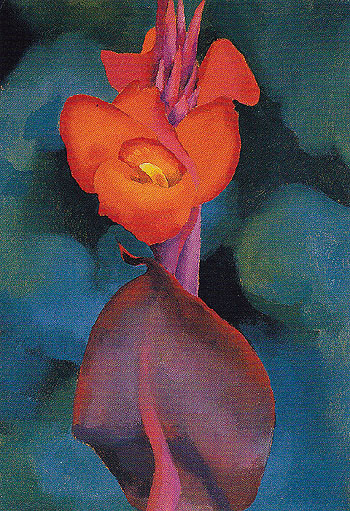 Red Canna B 1919 - Georgia O'Keeffe reproduction oil painting