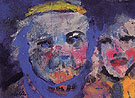 Strange Couple - Emile Nolde reproduction oil painting