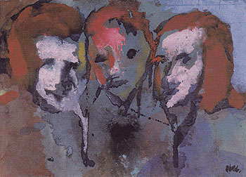 Three Heads - Emile Nolde reproduction oil painting