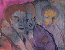 Couple and Bearded Older Man - Emile Nolde