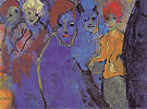 Men and Women Blue and Red - Emile Nolde