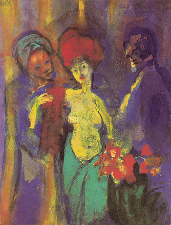 In the Dressing Room - Emile Nolde reproduction oil painting