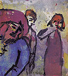 Three Figures - Emile Nolde reproduction oil painting