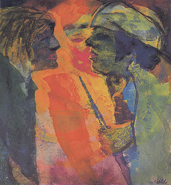 Dispute - Emile Nolde reproduction oil painting