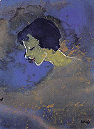 Young Woman in Profile - Emile Nolde