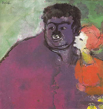 Mismatched Couple - Emile Nolde reproduction oil painting