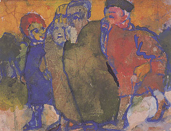 Group of People - Emile Nolde reproduction oil painting