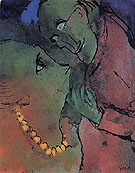 Frog Green Couple - Emile Nolde