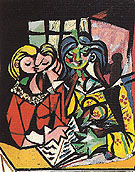 Two Figures 1934 - Pablo Picasso reproduction oil painting