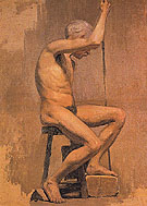 Academic Nude c1895 - Pablo Picasso reproduction oil painting