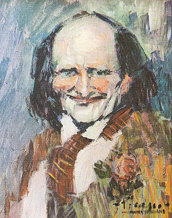 Portrait of Bibi La Puree 1901 - Pablo Picasso reproduction oil painting