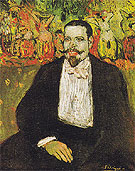 Portrait of Gustave Coquiot B 1901 - Pablo Picasso reproduction oil painting