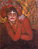 Pierreuse 1901 - Pablo Picasso reproduction oil painting