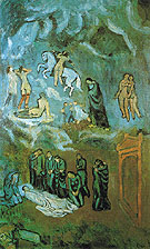 Evocation The Burial of Casagemas 1901 - Pablo Picasso