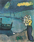 Mother and Son on the Seashore 1902 - Pablo Picasso