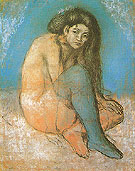 Nude with Crossed Legs 1903 - Pablo Picasso