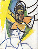 Woman 1907 - Pablo Picasso reproduction oil painting