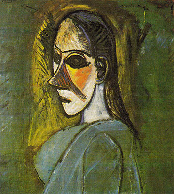 Bust of a Woman 1907 - Pablo Picasso reproduction oil painting