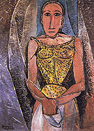 Woman in Yellow 1907 - Pablo Picasso