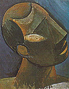 Head of a Man A 1908 - Pablo Picasso reproduction oil painting