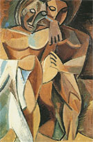 Friendship 1907 - Pablo Picasso reproduction oil painting