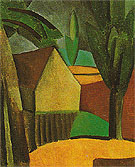 House in a Garden 1908 - Pablo Picasso