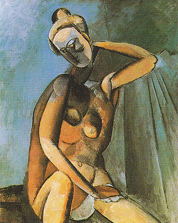 Nude 1909 - Pablo Picasso reproduction oil painting
