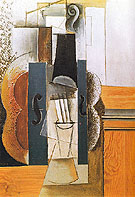 Violin 1913 - Pablo Picasso reproduction oil painting