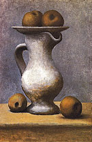 Still Life with Pitcher and Apples 1919 - Pablo Picasso